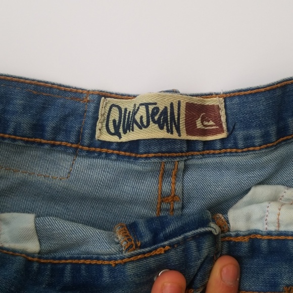 Womens QuikJean Distressed Shorts size 28 - Picture 3 of 8